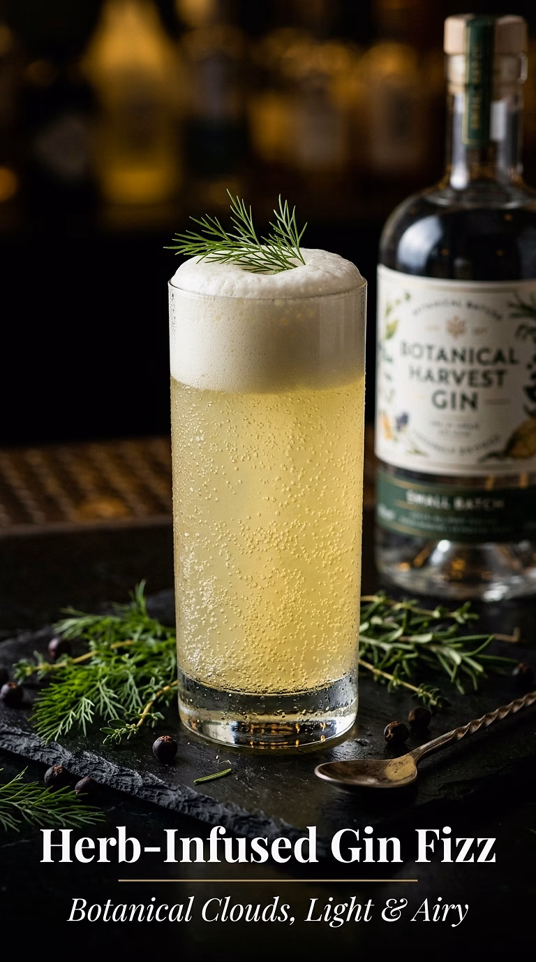The Herb-Infused Gin Fizz