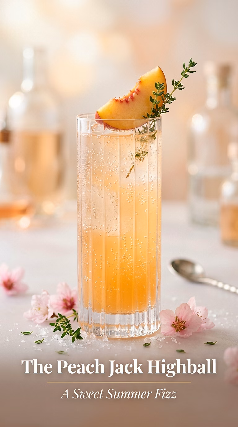The Peach Jack Highball