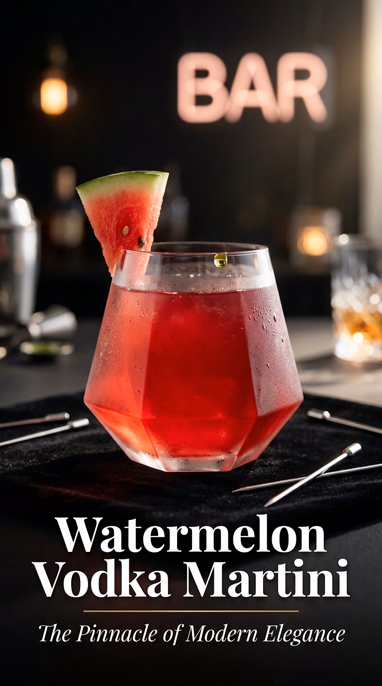Watermelon Vodka Martini