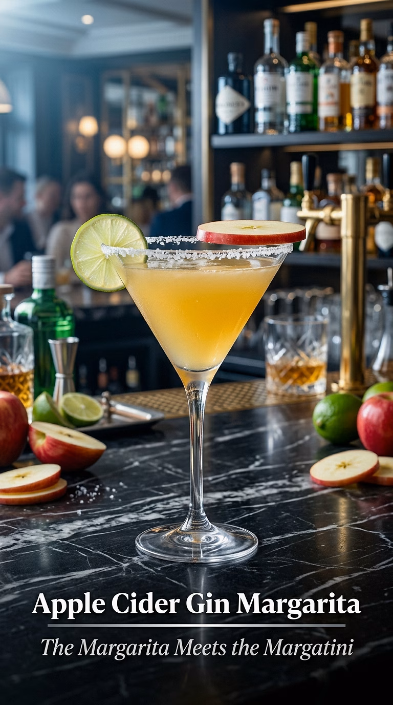 Apple Cider Gin Margarita (The Margatini)