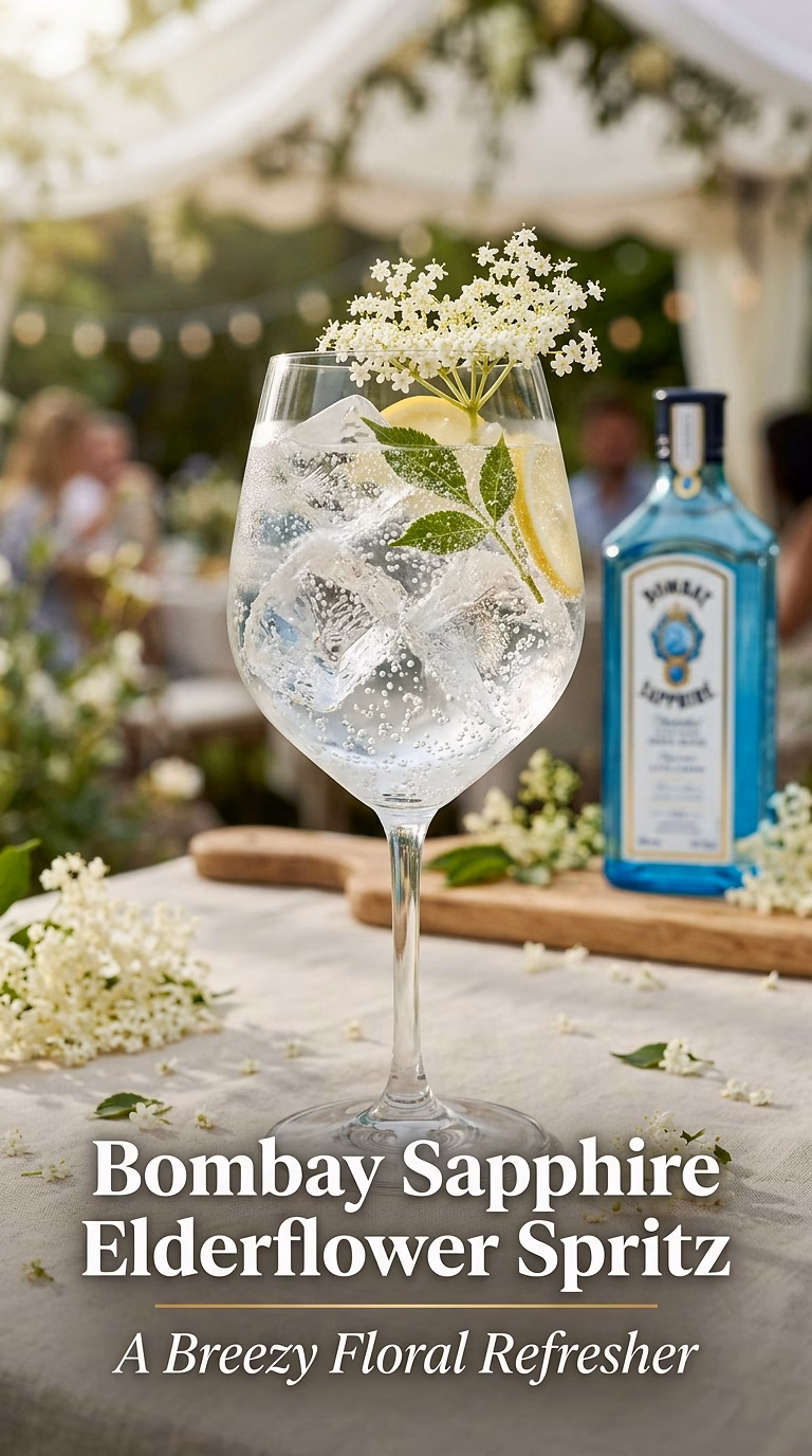 Bombay Sapphire Elderflower Spritz