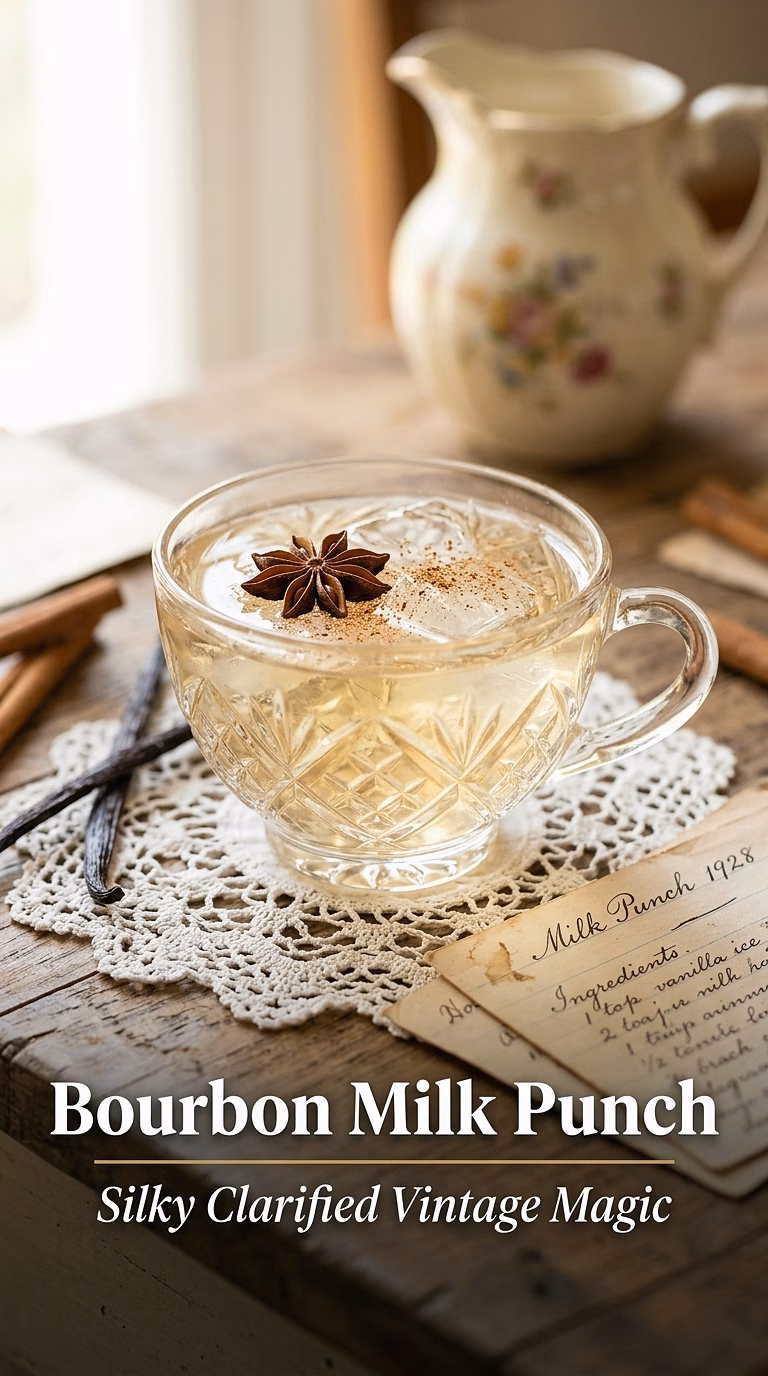 Bourbon Milk Punch