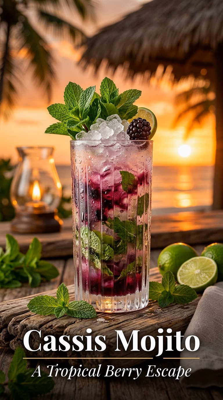 Cassis Mojito