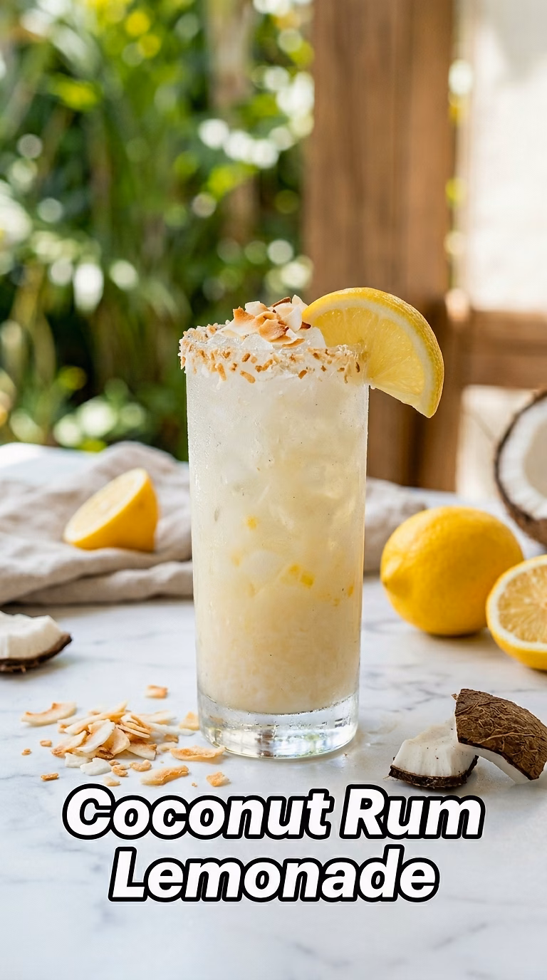 Coconut Rum Lemonade