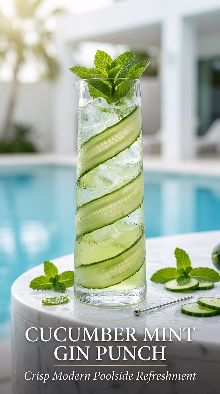Cucumber Mint Gin Punch