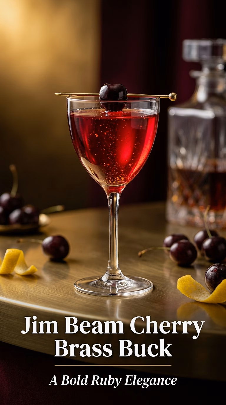 Jim Beam Cherry Brass Buck