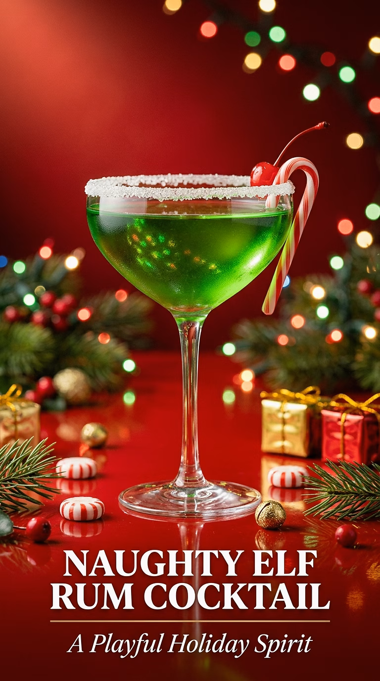 Naughty Elf Rum Cocktail