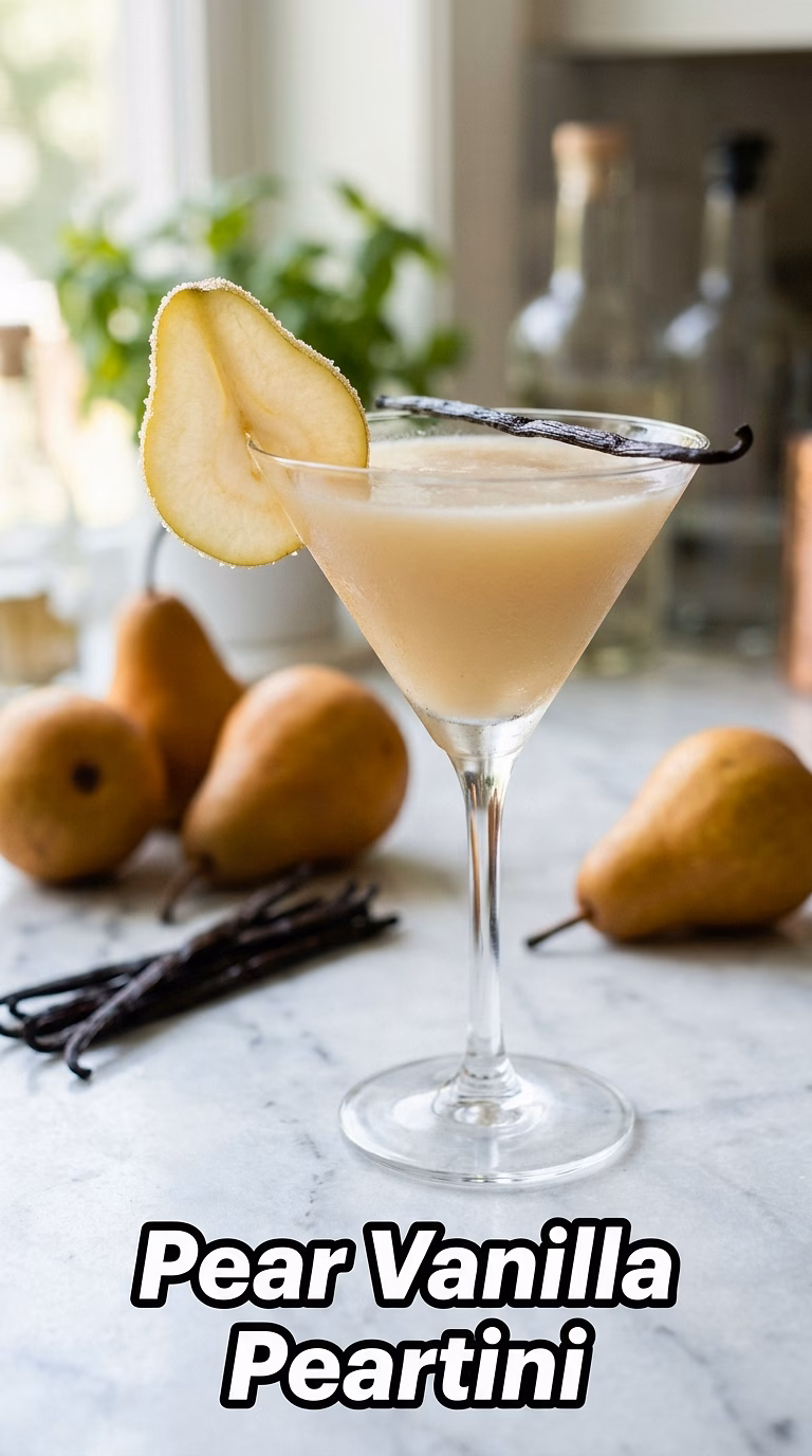 Pear Vanilla Peartini