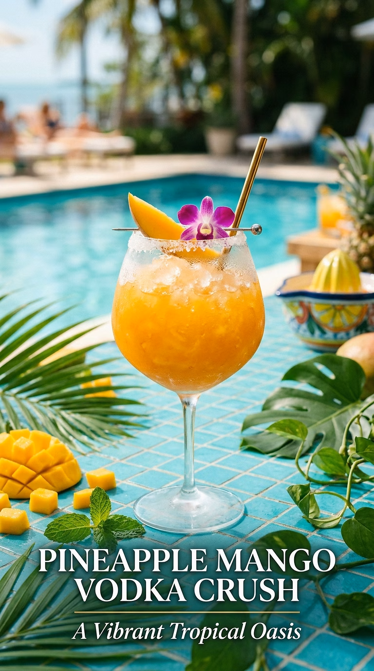 Pineapple Mango Vodka Crush