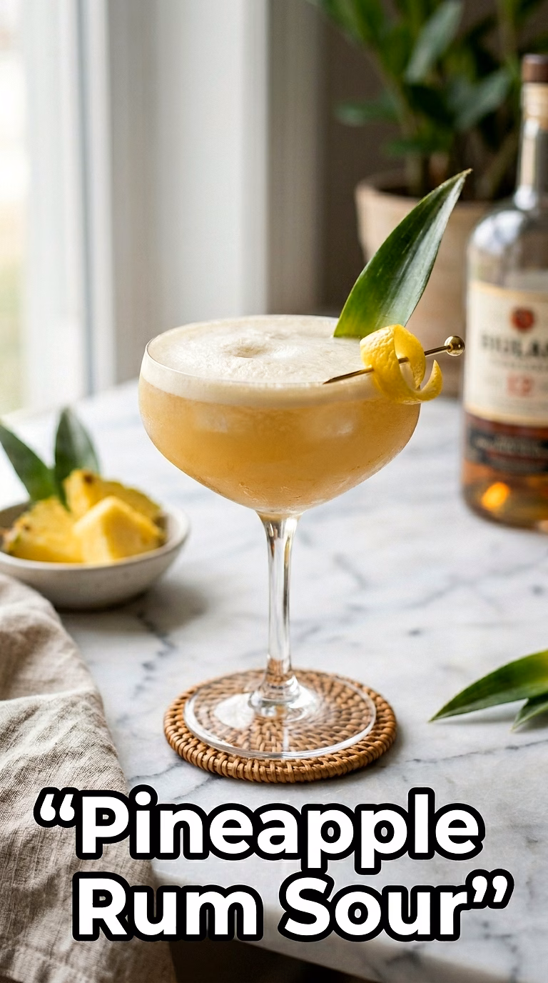 Pineapple Rum Sour
