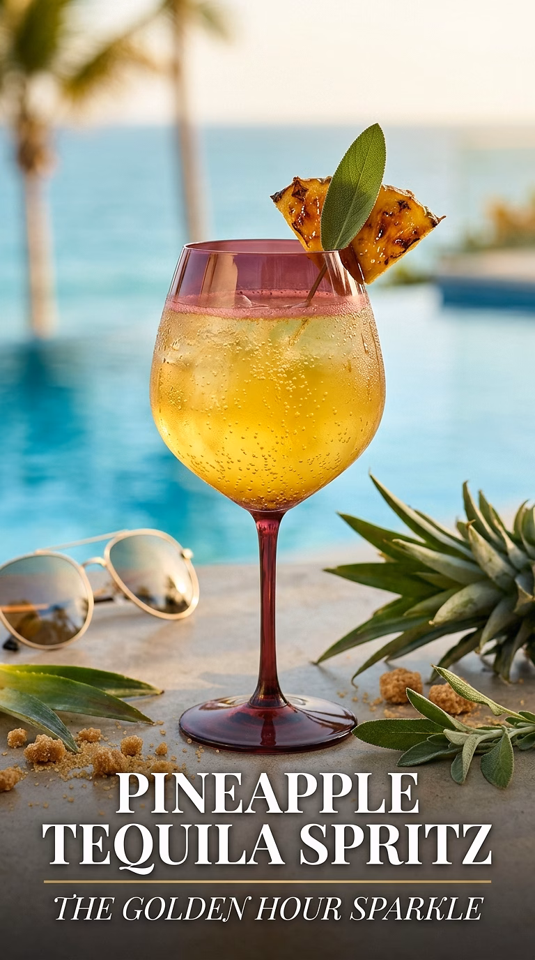 Pineapple Tequila Spritz