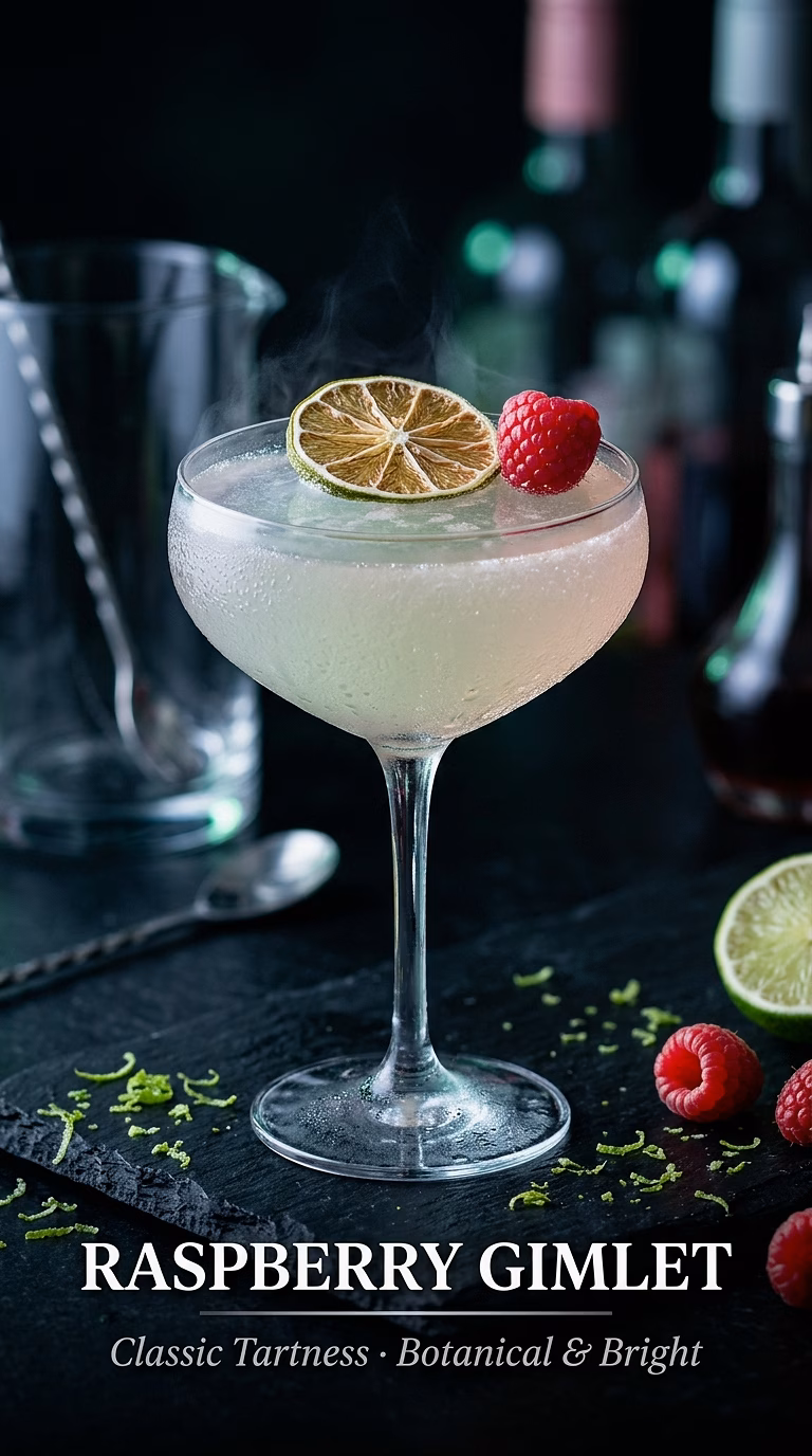 Raspberry Gimlet