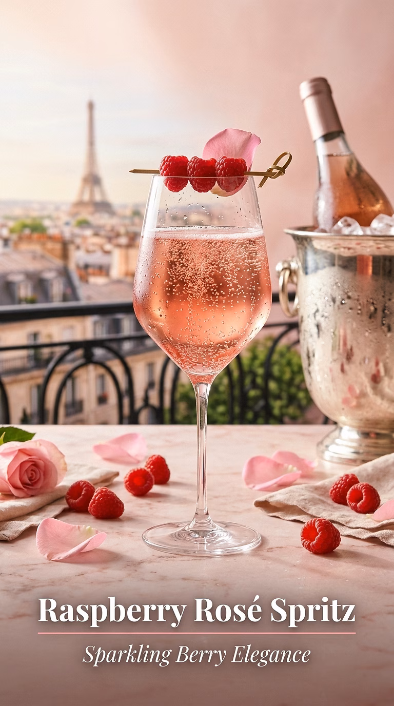 Raspberry Rosé Spritz