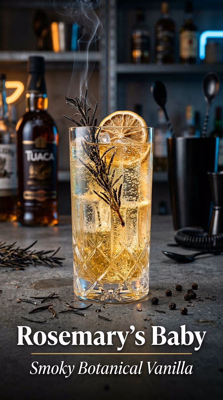 Rosemary's Baby Tuaca Cocktail