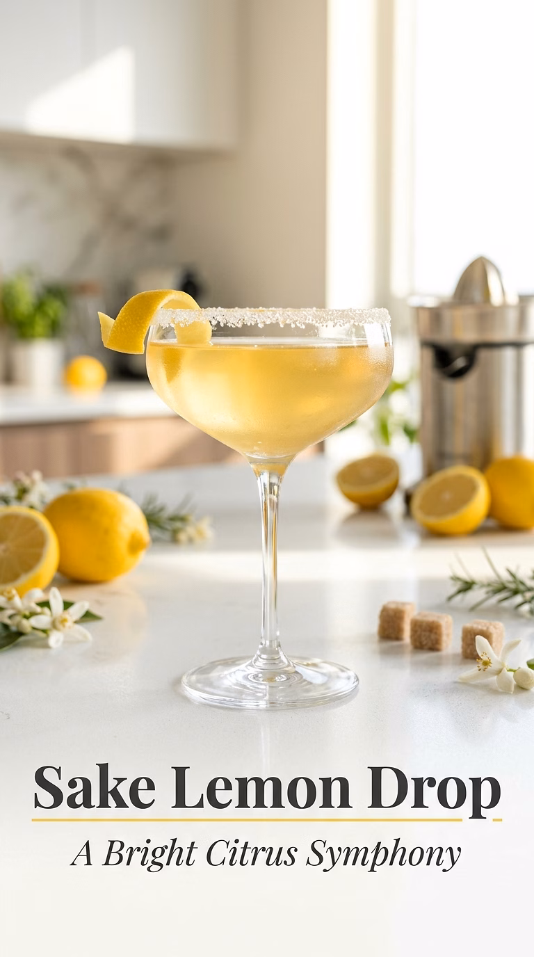 Sake Lemon Drop