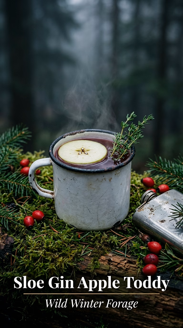 Sloe Gin and Apple Hot Toddy