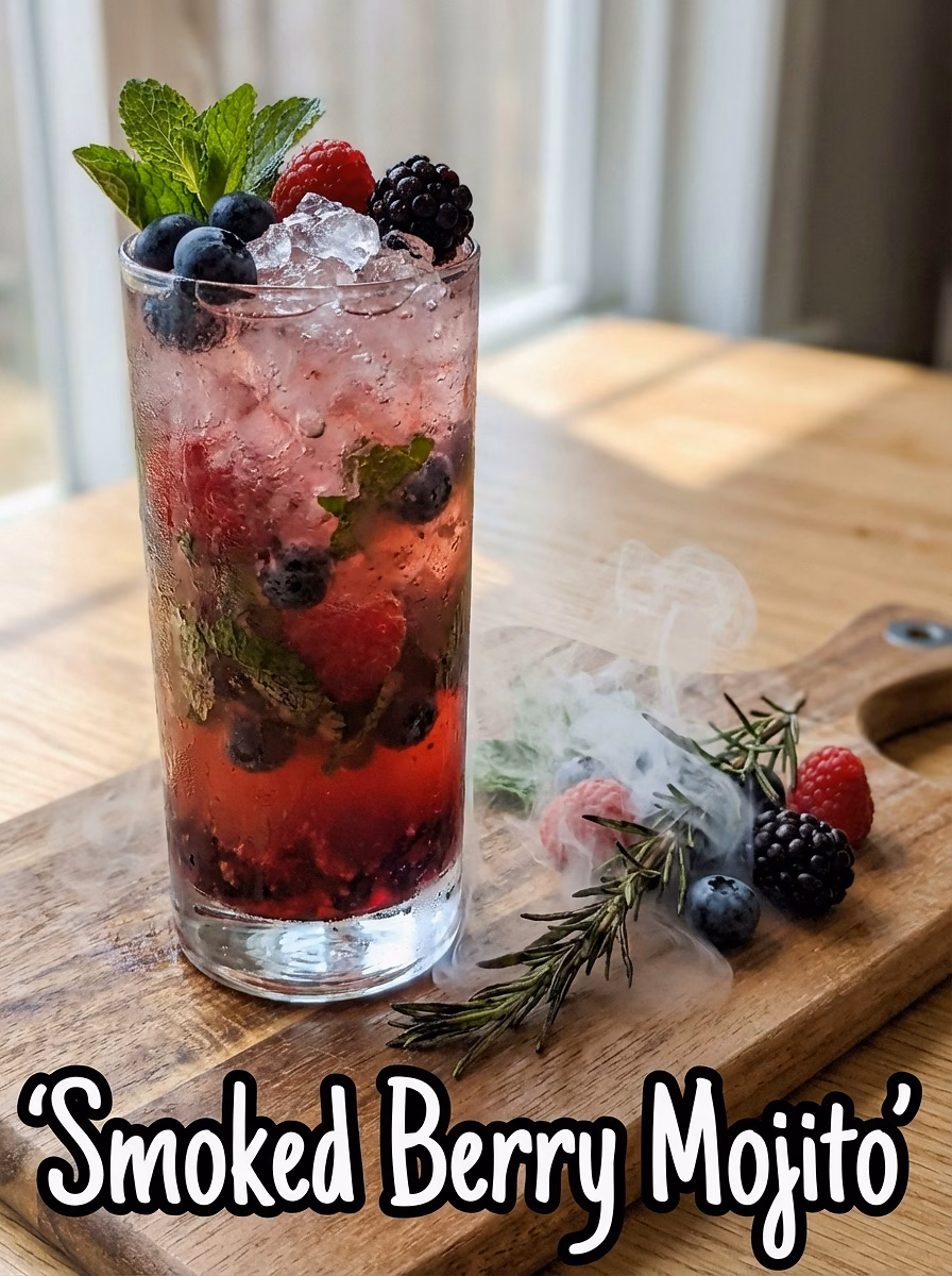 Smoked Berry Mojito