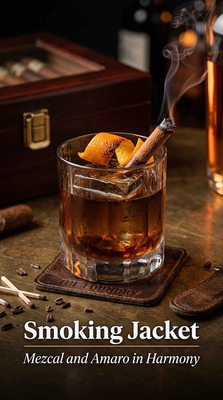 Smoking Jacket (Averna and Mezcal)
