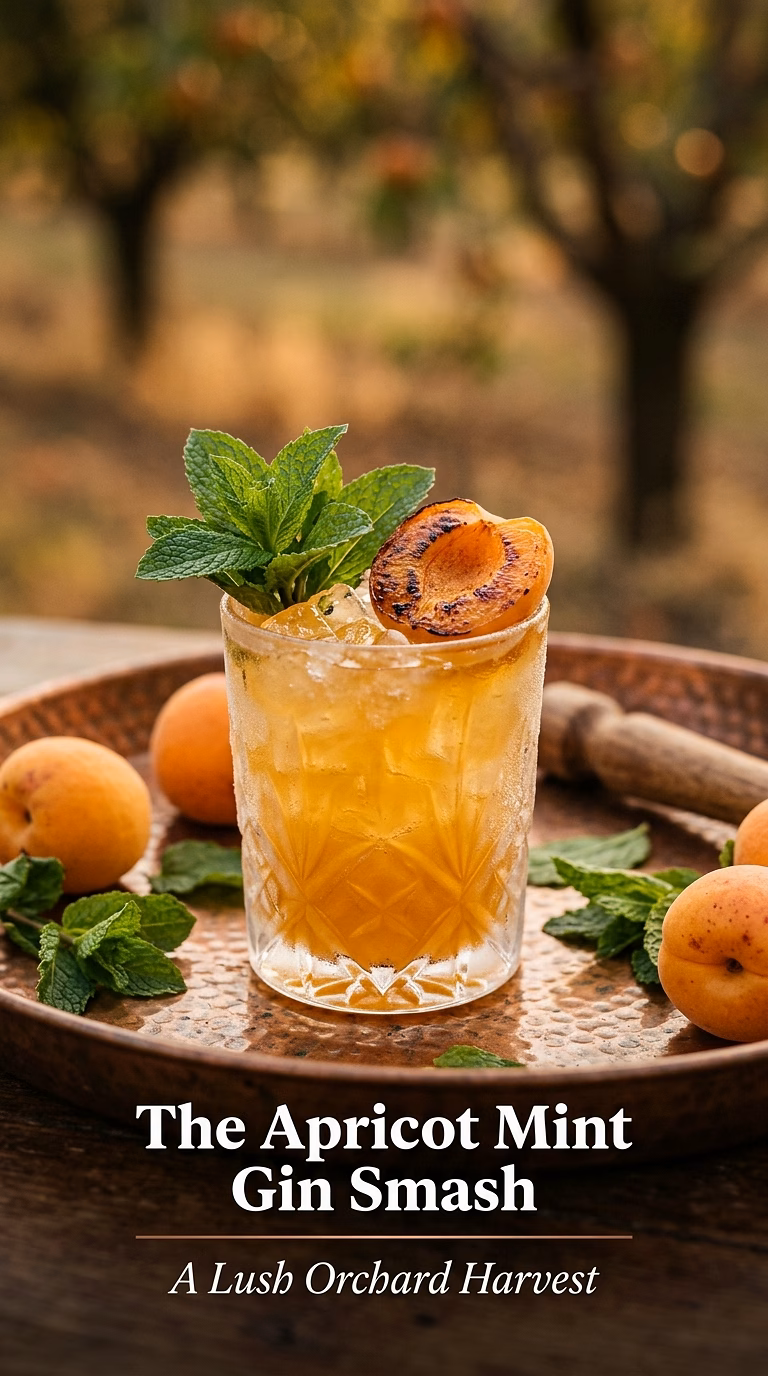 The Apricot Mint Gin Smash