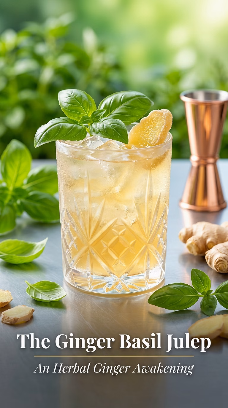 The Ginger Basil Julep