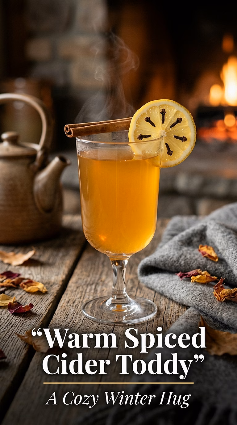 The Warm Spiced Cider Toddy