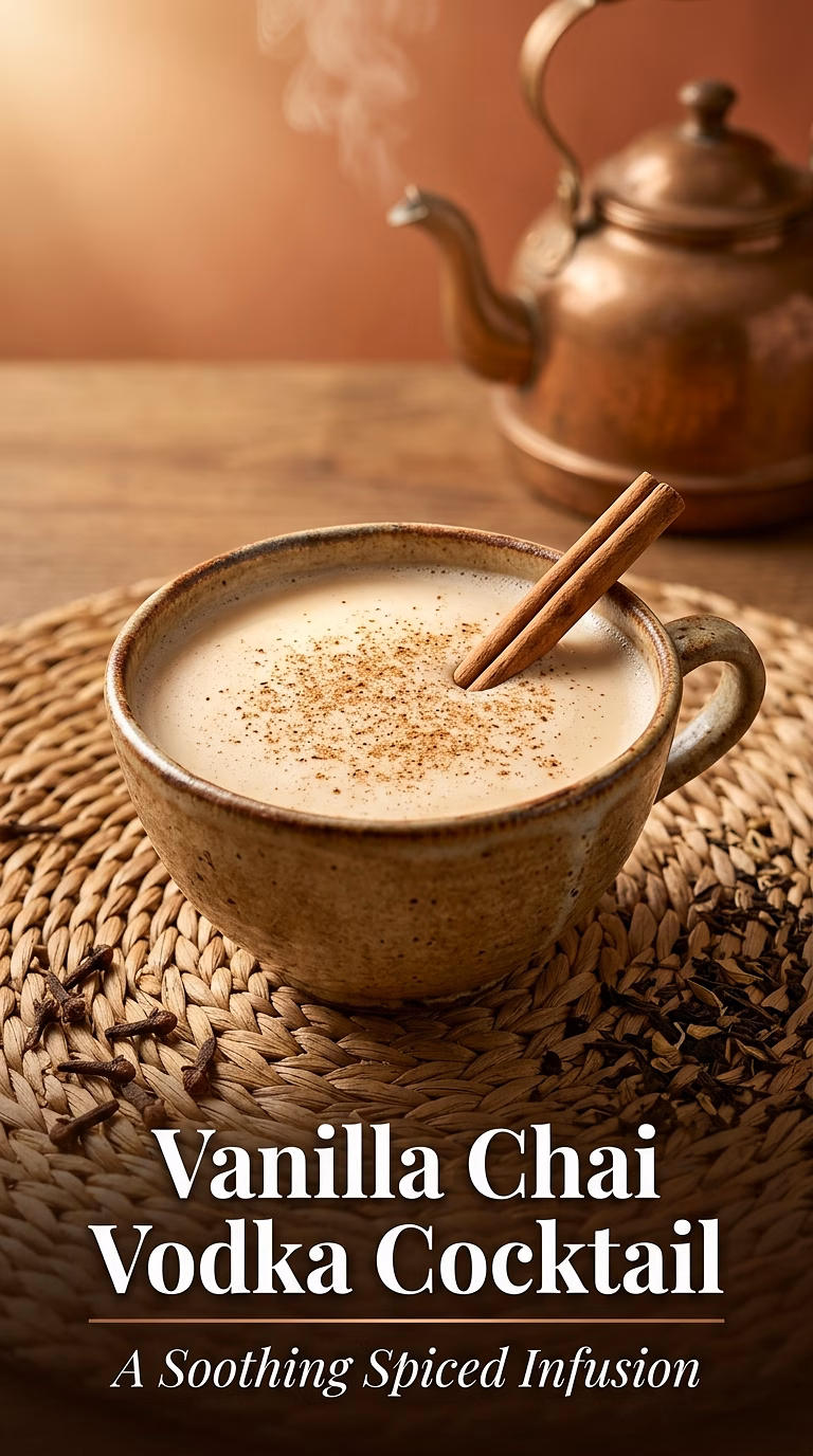 Vanilla Chai Vodka Cocktail
