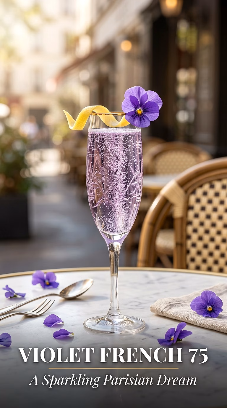 Violet French 75
