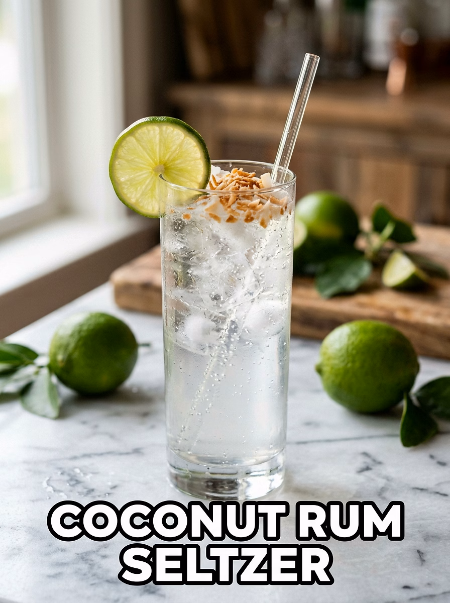 Coconut Rum Seltzer