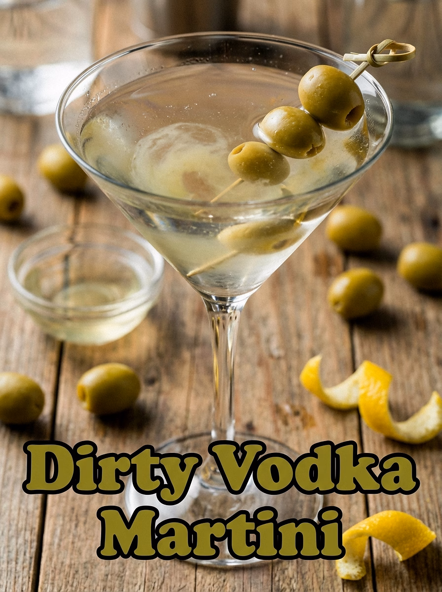 Dirty Vodka Martini