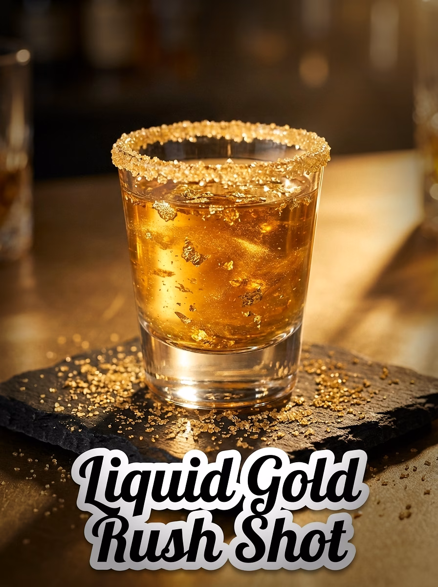 12. 💛 Liquid Gold Rush Shot — Simple, Powerful, Iconic