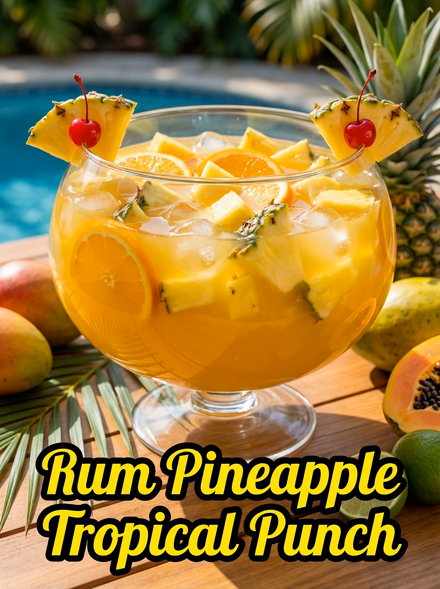 Rum Pineapple Tropical Punch