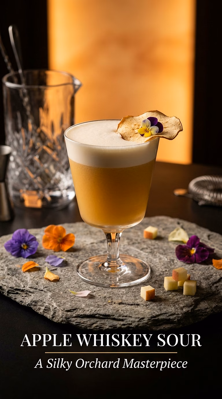 Apple Whiskey Sour