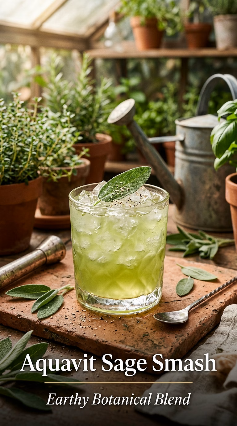 Aquavit Sage Smash