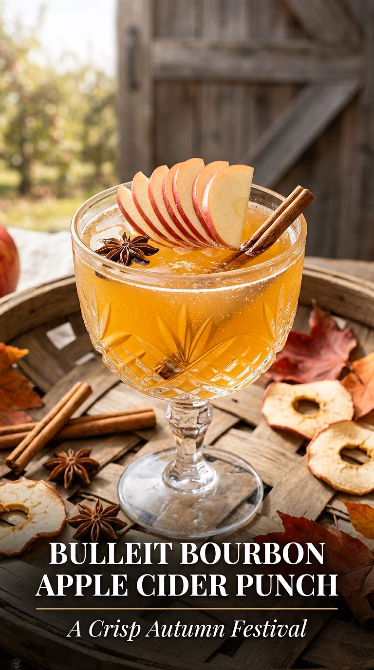 Bulleit Bourbon Apple Cider Punch