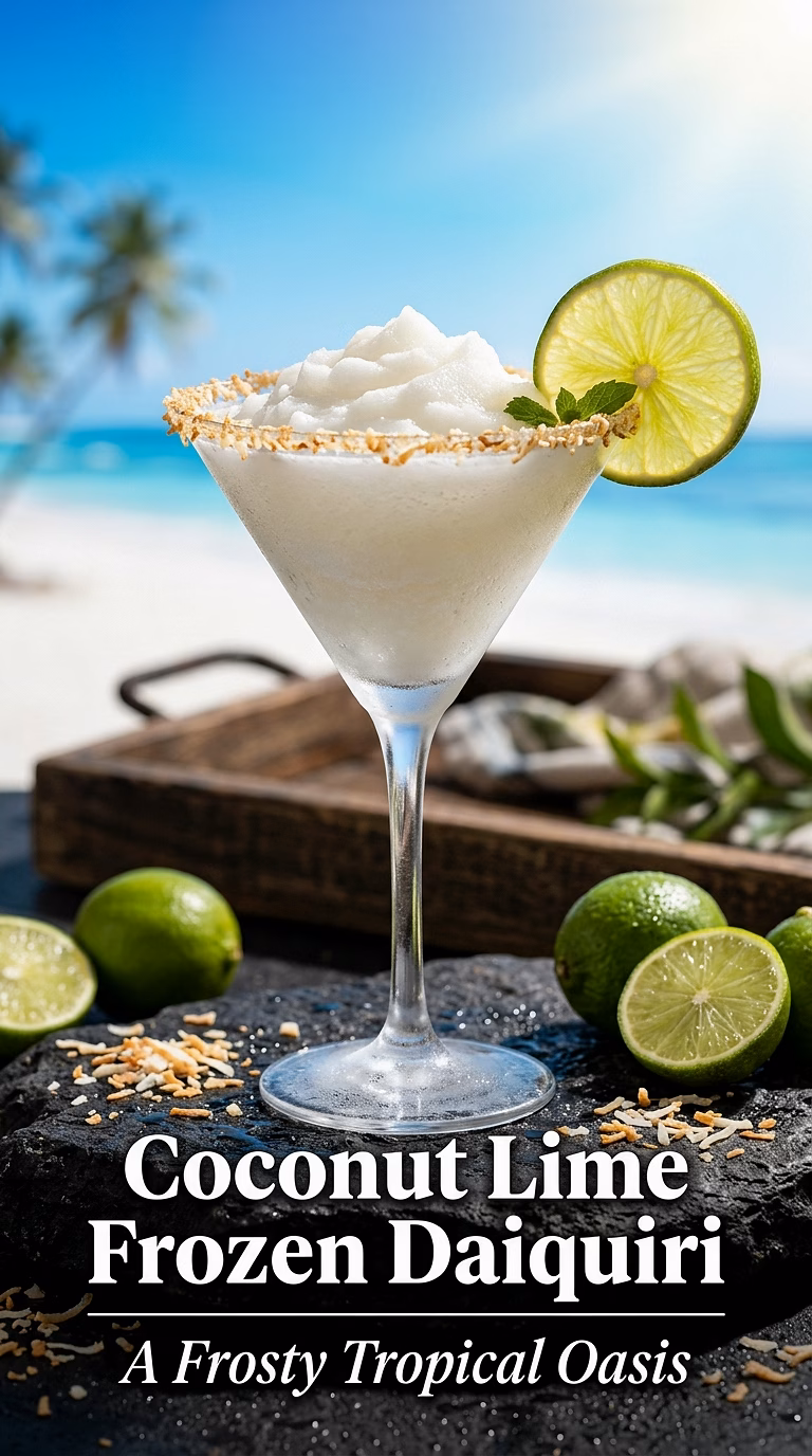 Coconut Lime Frozen Daiquiri