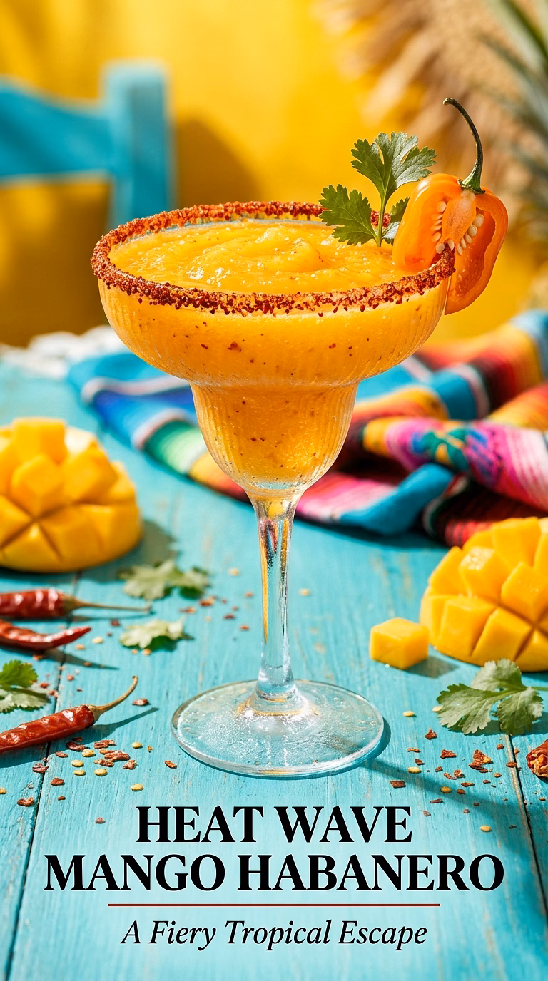 Heat Wave Mango Habanero Cocktail