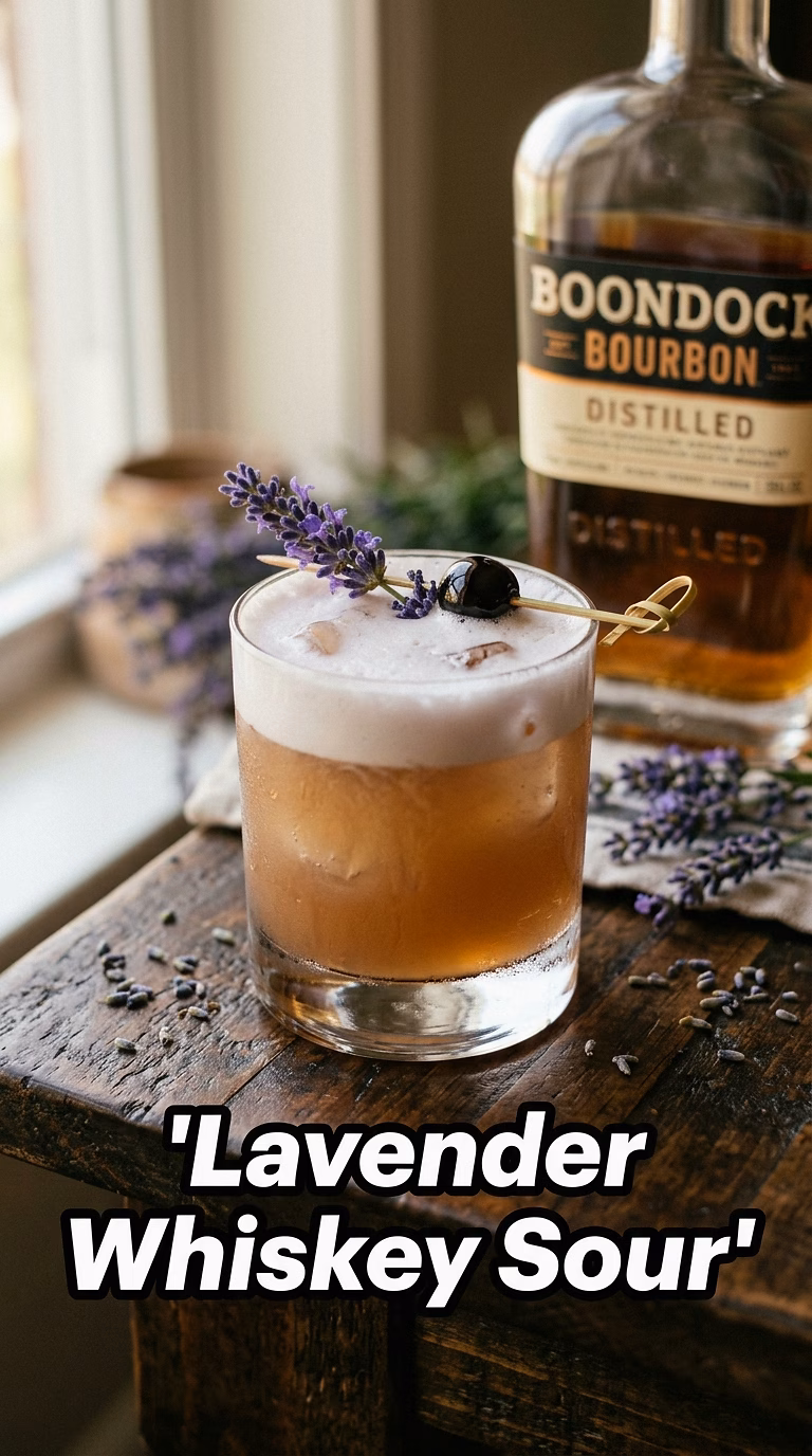 Lavender Whiskey Sour