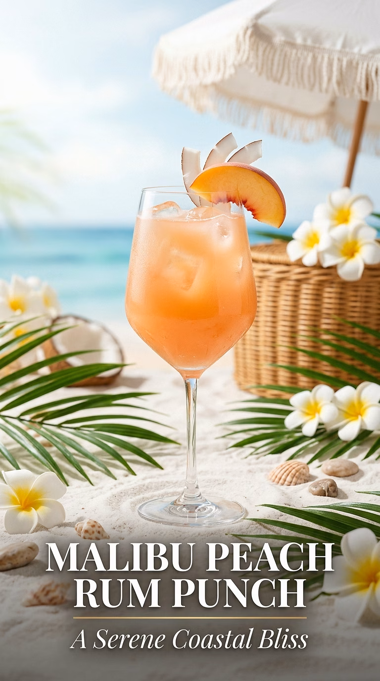 Malibu Peach Rum Punch