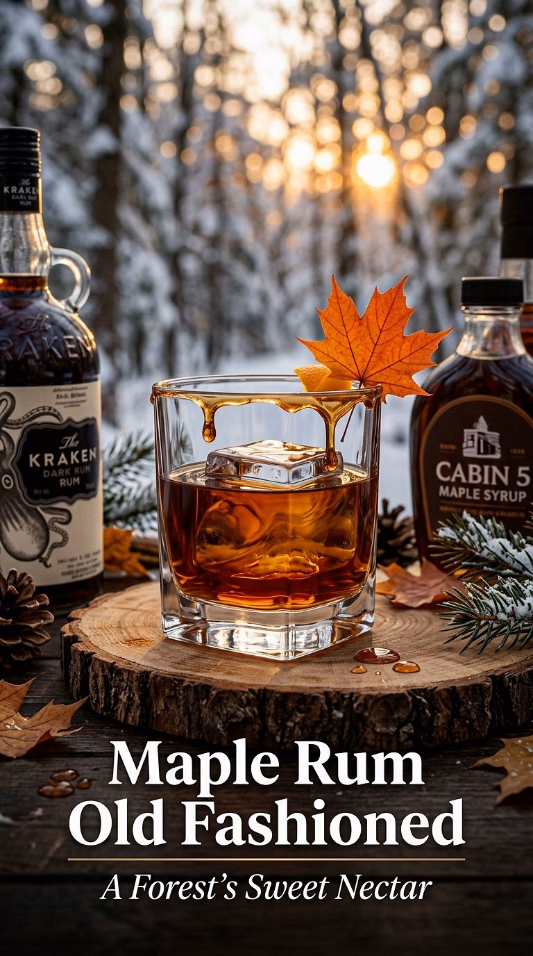 Maple Rum Old Fashioned