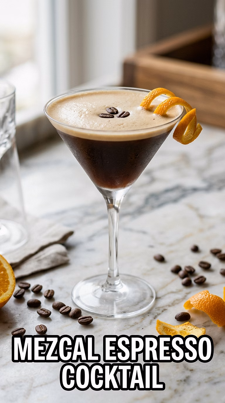 Mezcal Espresso Cocktail