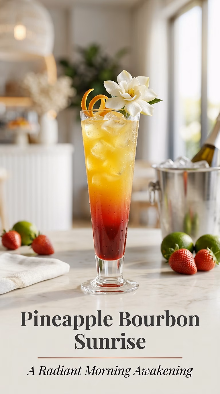 Pineapple Bourbon Sunrise