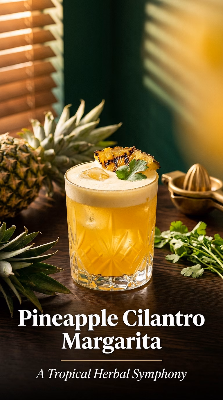 Pineapple Cilantro Margarita