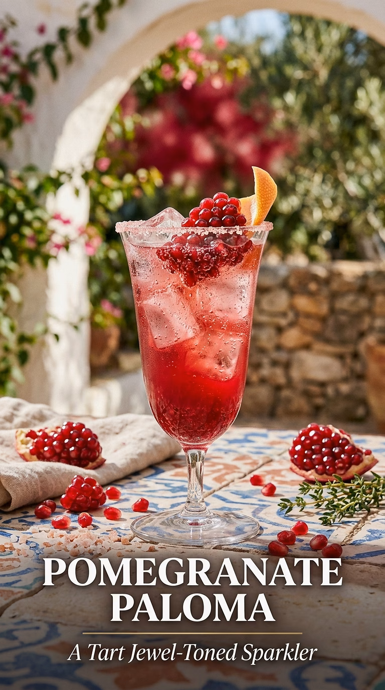 Pomegranate Paloma