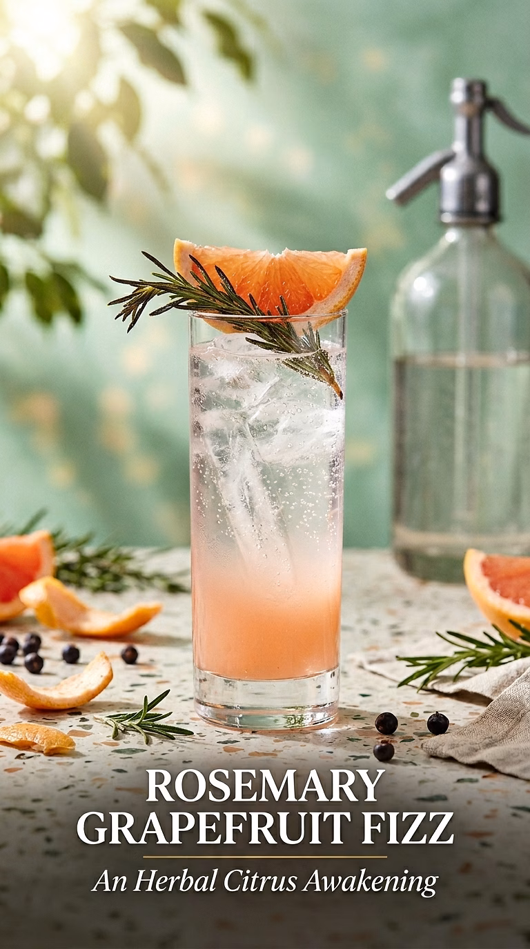 Rosemary Grapefruit Fizz