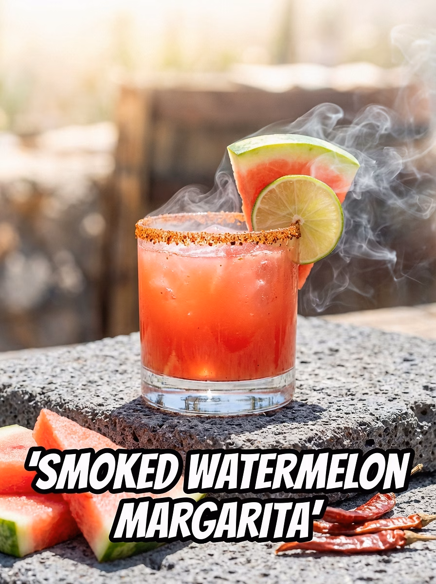 Smoked Watermelon Margarita