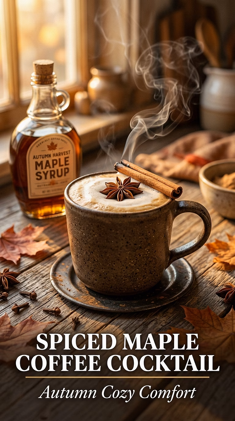 Spiced Maple Coffee Cocktail