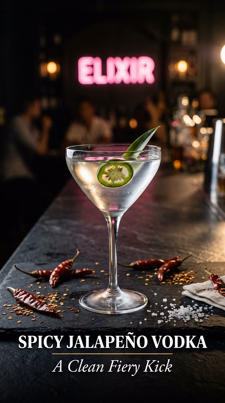 Spicy Jalapeño Pineapple Vodka