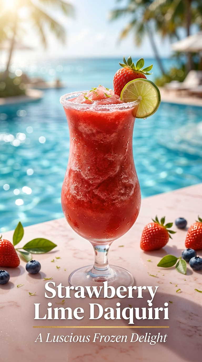 Strawberry Lime Daiquiri