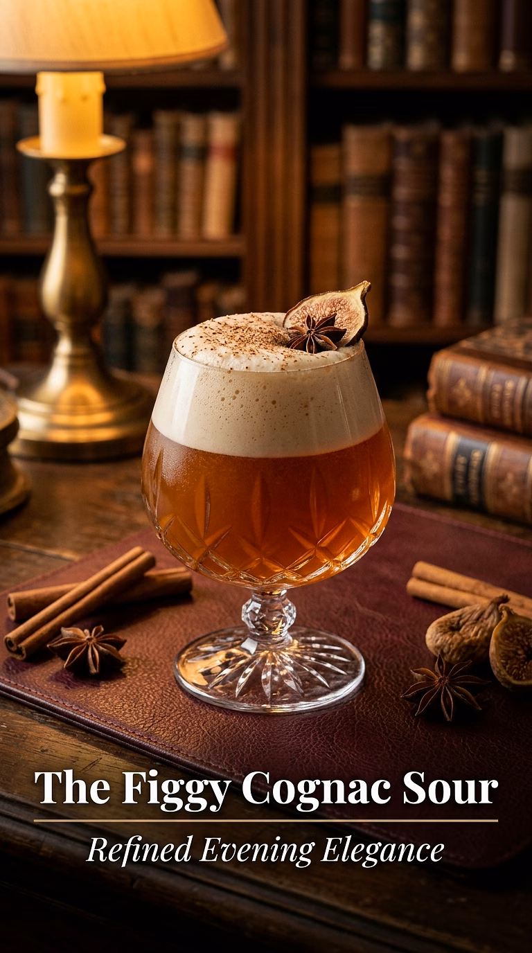 The Figgy Cognac Sour