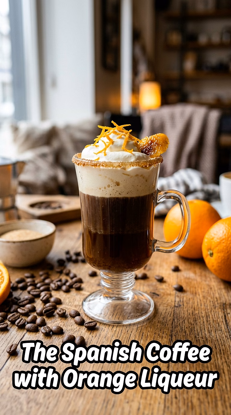 The Spanish Coffee with Orange Liqueur